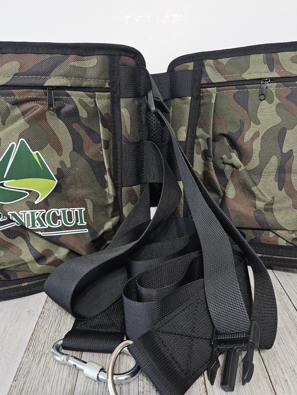 Camo Crap Strap Portable Outdoor Toilet Strap System for Pooping in The Woods by